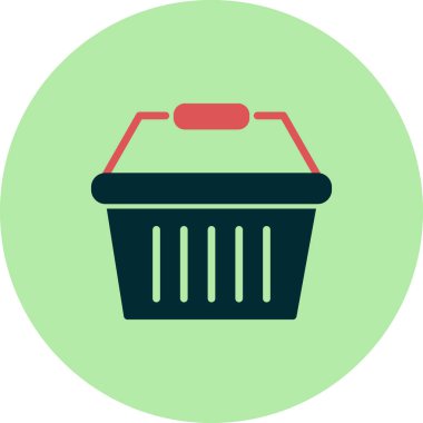 Alışveriş ikonu vektör illüstrasyonu. siyah ve beyaz resimtogram.