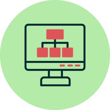 seo modern simgesinin vektör illüstrasyonu