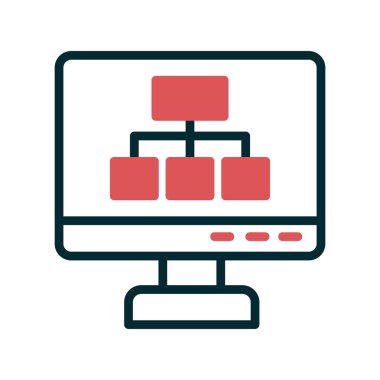 ağ paylaşım simgesi çizimi