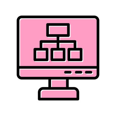 ağ paylaşım simgesi çizimi