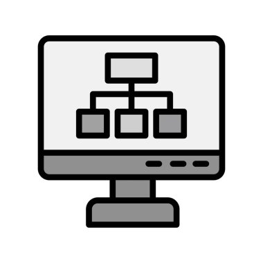 ağ paylaşım simgesi çizimi