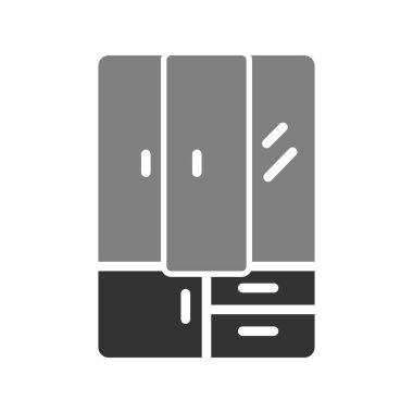 Kostüm simgesi vektör illüstrasyonu