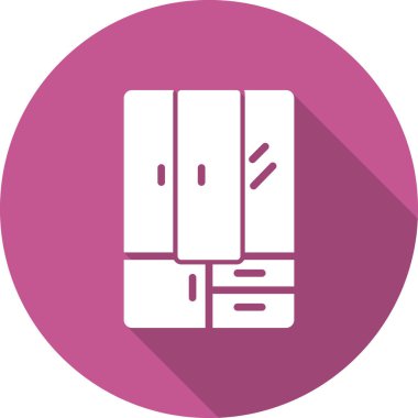 Modern mobilya simgesinin vektör illüstrasyonu