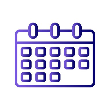 Zaman çizelgesi takviminin vektör düz çizimi 