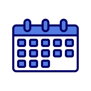 Zaman çizelgesi takviminin vektör düz çizimi 