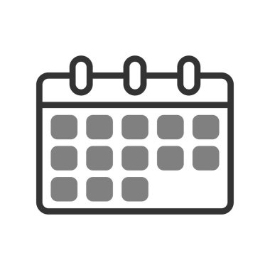 Zaman çizelgesi takviminin vektör düz çizimi 