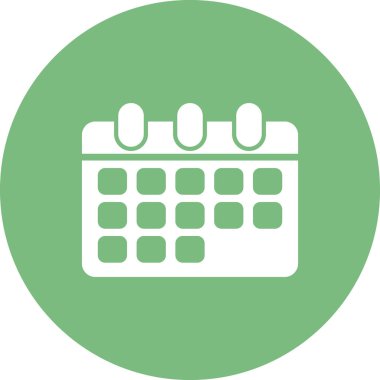 Zaman çizelgesi takviminin vektör düz çizimi 