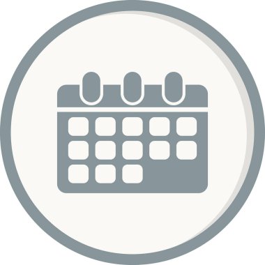 Zaman çizelgesi takviminin vektör düz çizimi 