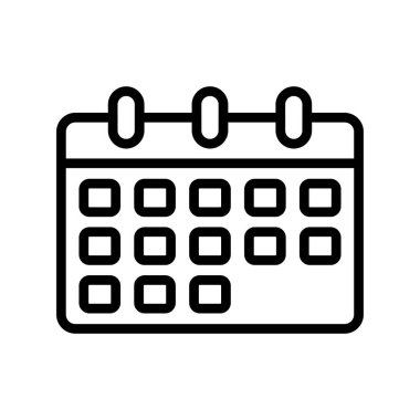 Zaman çizelgesi takviminin vektör düz çizimi 