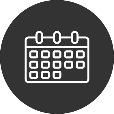 Zaman çizelgesi takviminin vektör düz çizimi 