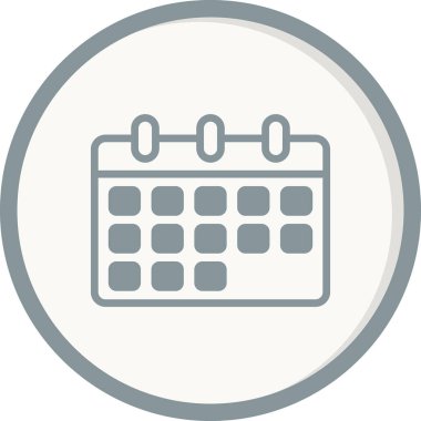 Zaman çizelgesi takviminin vektör düz çizimi 