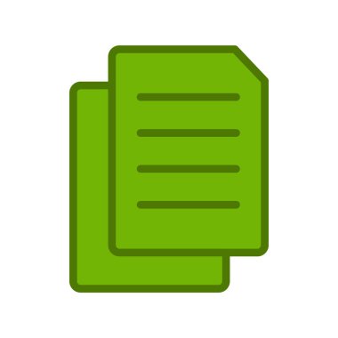 dosya belgesi vektör illüstrasyonu