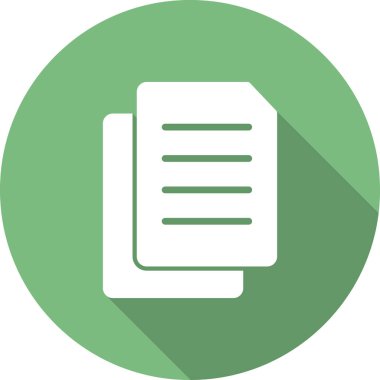 Dosya biçim simgesinin vektör illüstrasyonu