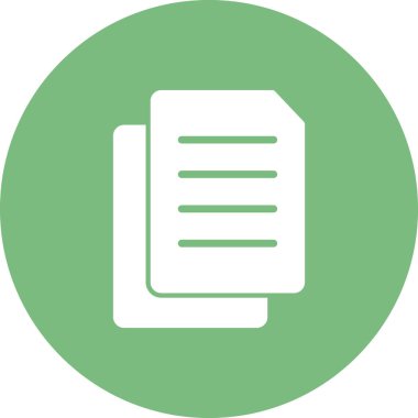 Dosya biçim simgesinin vektör illüstrasyonu