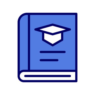 kitap simgesi, eğitim tasarımı vektör çizimi
