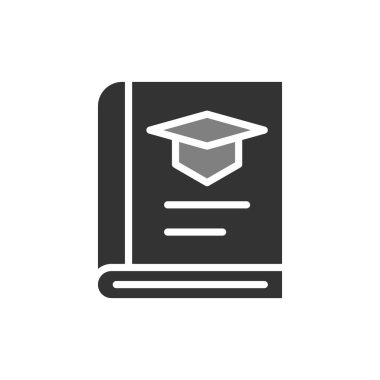 kitap simgesi, eğitim tasarımı vektör çizimi