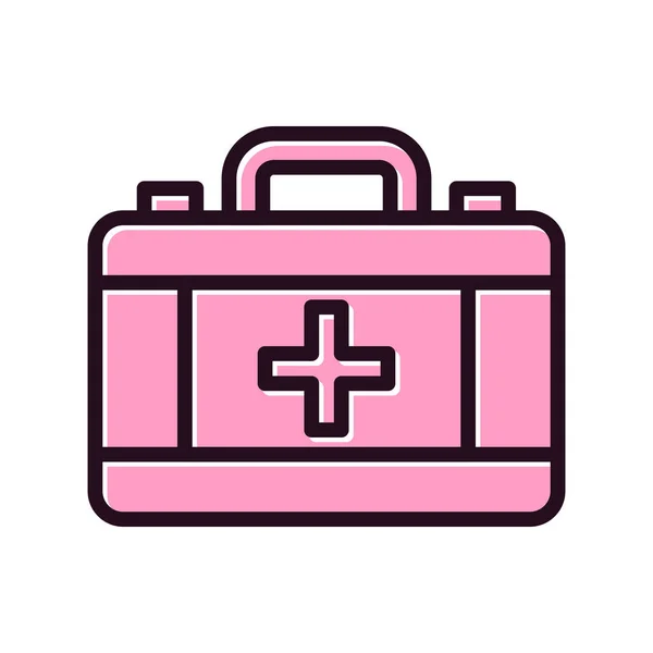 Erste Hilfe Set Icon Vektor Illustration — Stockvektor