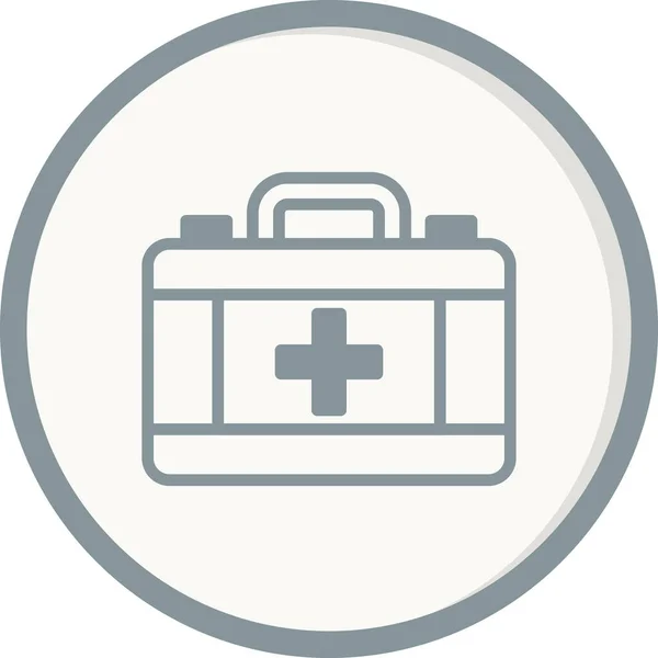 First Aid Kit Icon Vector Illustration — Stock Vector