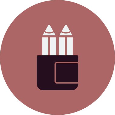 kalem rengi ikon vektör illüstrasyon tasarımı