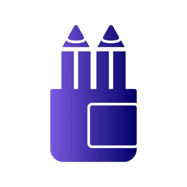 kalem rengi ikon vektör illüstrasyon tasarımı