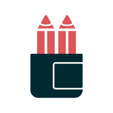 kalem rengi ikon vektör illüstrasyon tasarımı