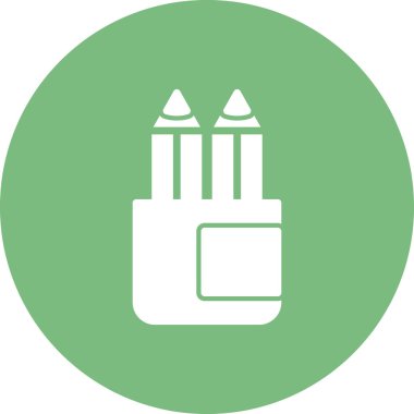 kalem rengi ikon vektör illüstrasyon tasarımı