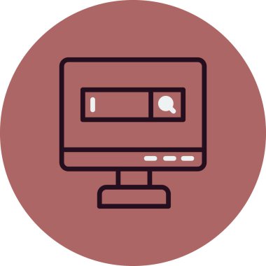 Seo ve ticari simgenin vektör illüstrasyonu