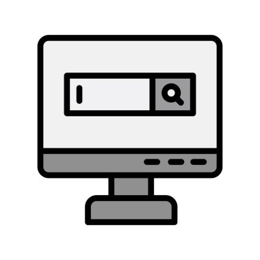 Bilgisayar donanımı. Basit illüstrasyon