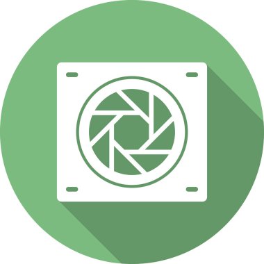 Kamera simgesinin vektör illüstrasyonu