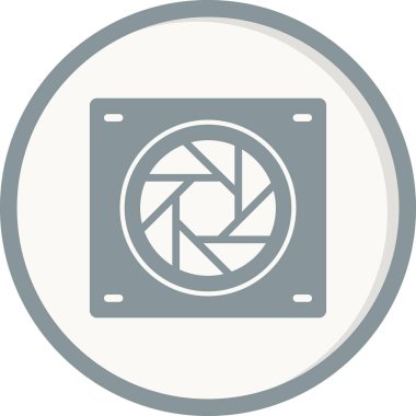 Kamera. Web simgesi basit illüstrasyon