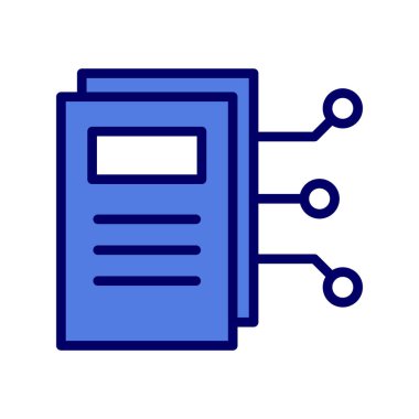 Akıllı Sözleşmeler, kağıt vektörü resimleme tasarımı