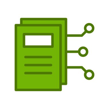 Akıllı Sözleşmeler, kağıt vektörü resimleme tasarımı