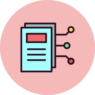 Akıllı Sözleşmeler, kağıt vektörü resimleme tasarımı