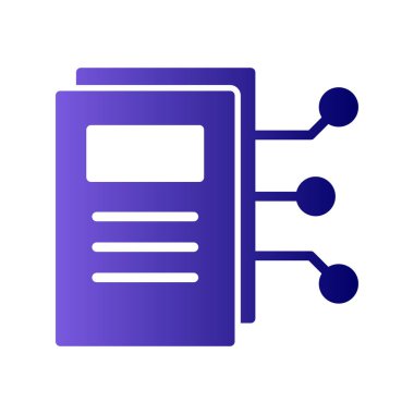 Akıllı Sözleşmeler, kağıt vektörü resimleme tasarımı