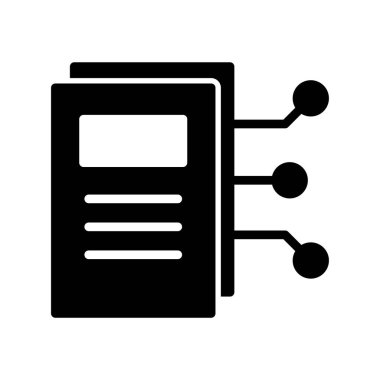 Akıllı Sözleşmeler, kağıt vektörü resimleme tasarımı