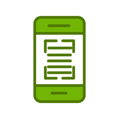 akıllı telefon simgesi vektör illüstrasyonu