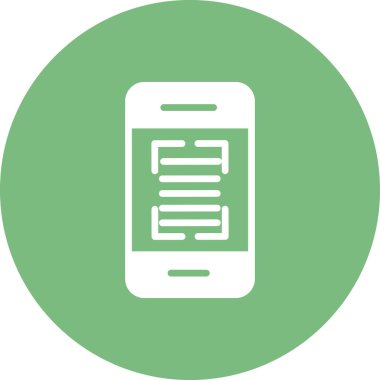 akıllı telefon simgesi vektör illüstrasyonu