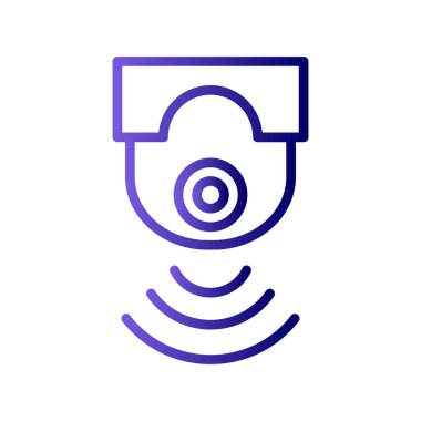 Kamera simgesi vektörü. düz biçim.