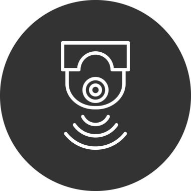 Kamera simgesi vektörü. düz biçim.