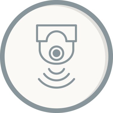 Kamera simgesi vektörü. düz biçim.