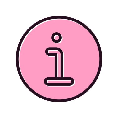 bilgi simgesi, bilgi düz vektör illüstrasyonu 