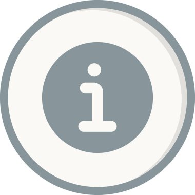 bilgi simgesi, bilgi düz vektör illüstrasyonu 