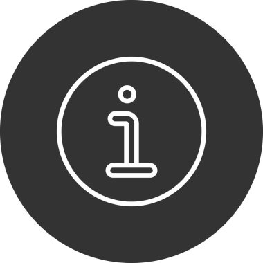 bilgi simgesi, bilgi düz vektör illüstrasyonu 