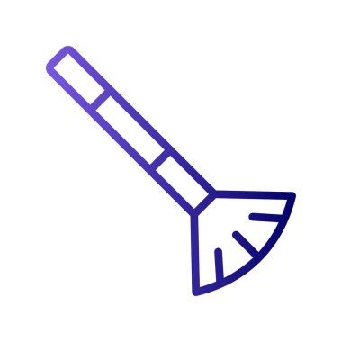 Boya fırçası simgesinin vektör illüstrasyonu