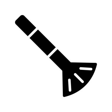 Boya fırçası simgesinin vektör illüstrasyonu