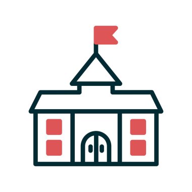 vektör ince çizgi simgesi oluşturuluyor