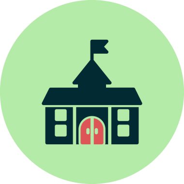 Modern eğitim ikonunun vektör illüstrasyonu