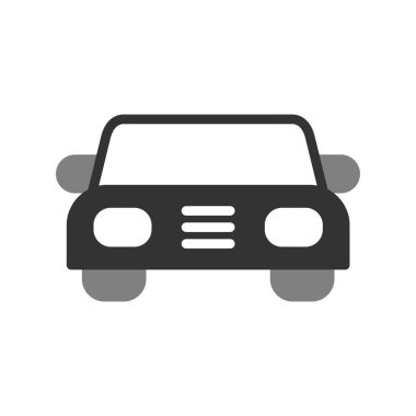 Soyut araba simgesi vektör illüstrasyonu