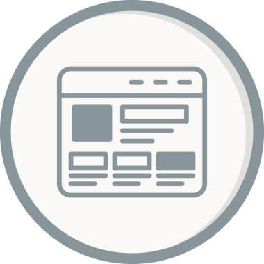 Kodlama simgesi izole edildi, vektör illüstrasyonu dolduruldu