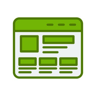 Kodlama simgesi izole edildi, vektör illüstrasyonu dolduruldu